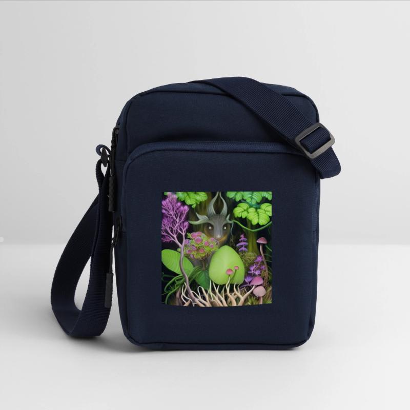 a humanoid plant lost in a magical forest