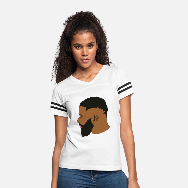 Afro Man with long beard