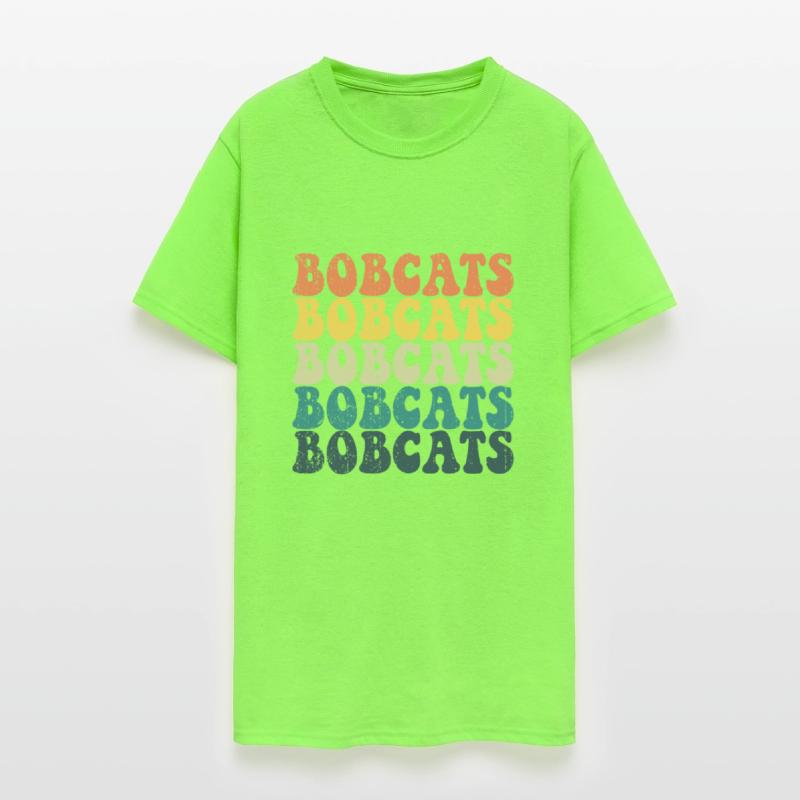 Bobcats High School Bobcats Sports Retro Bobcatsvi