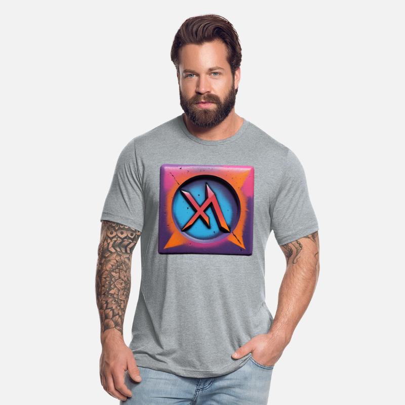 Bold Neon Graffiti Symbol