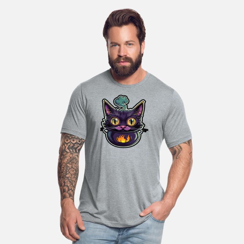 Cat Boiler Cat Witch Halloween