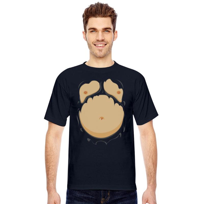 Comic Fat Belly, beer gut, beer belly, chest