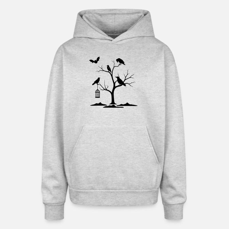 Dark Forest Silhouettes – Ravens on a Bare Tree