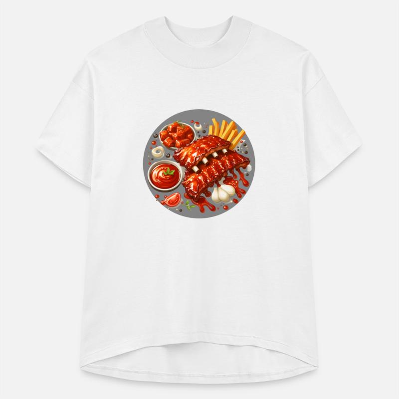 Delicious barbecue spare ribs