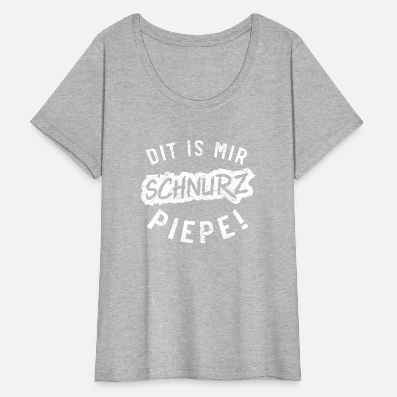 Dit is mir Schnurz Piepe Grunge white