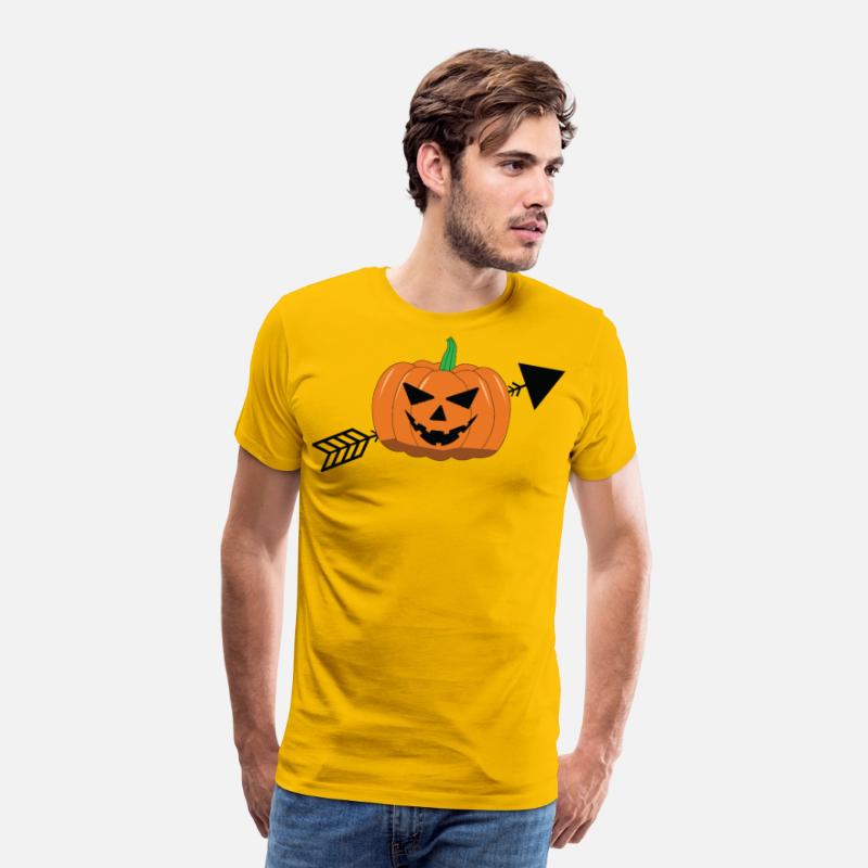 Halloween pumpkin boo and arrow T shirt