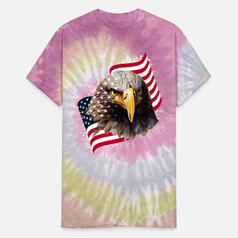 Patriotic Eagle US American Flag Bald Eagle USA