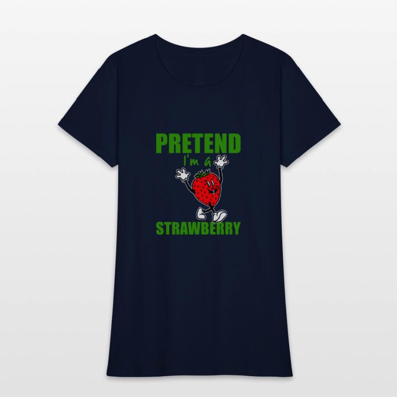 Pretend I'm A Strawberry Funny Easy Halloween Cost