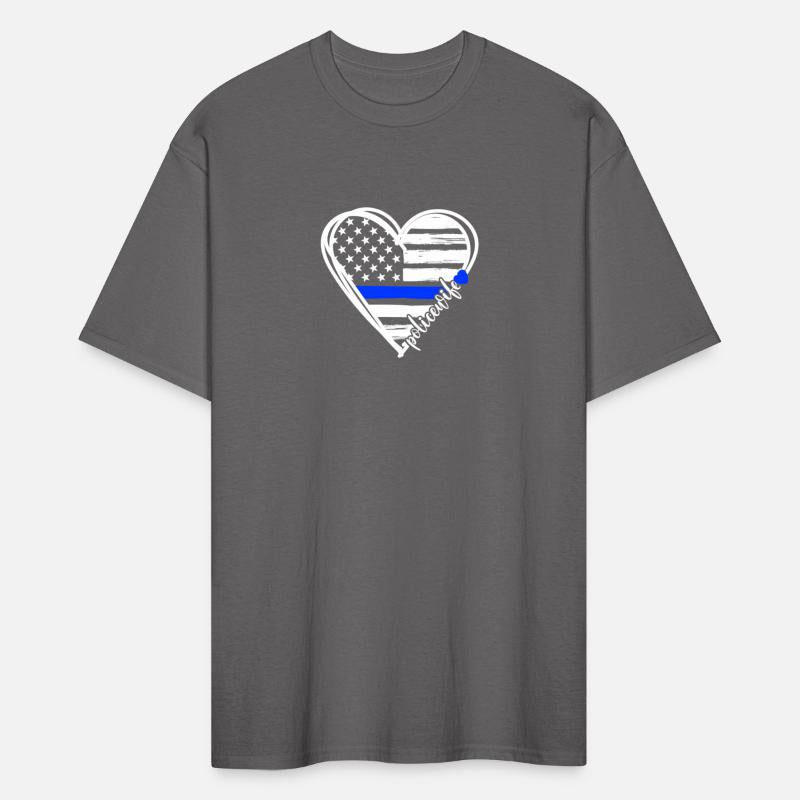 Proud Police Of A Police Officer Heart Cop