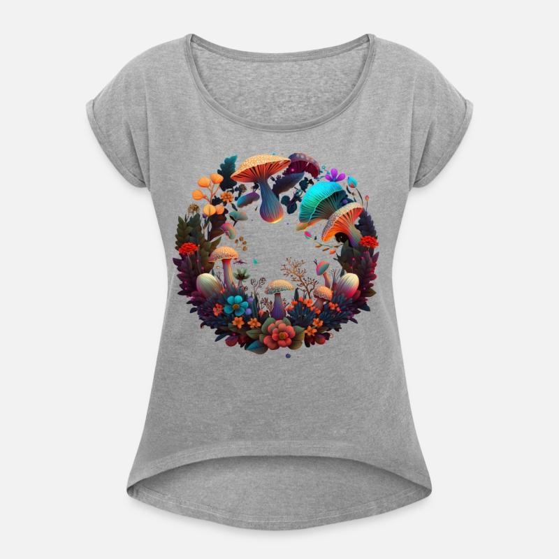 psychedelic art trippy patterns mushroom