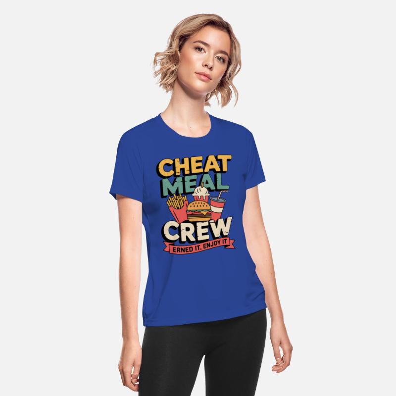 Retro Fast Food Squad – Cheat Meal Crew Tee