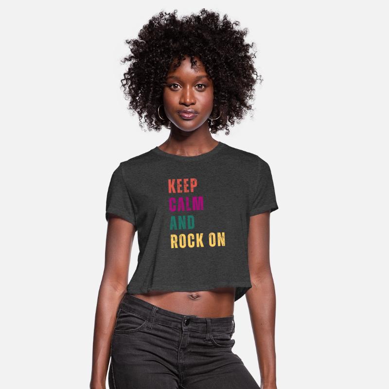 Retro text based style Keep Calm And Rock On