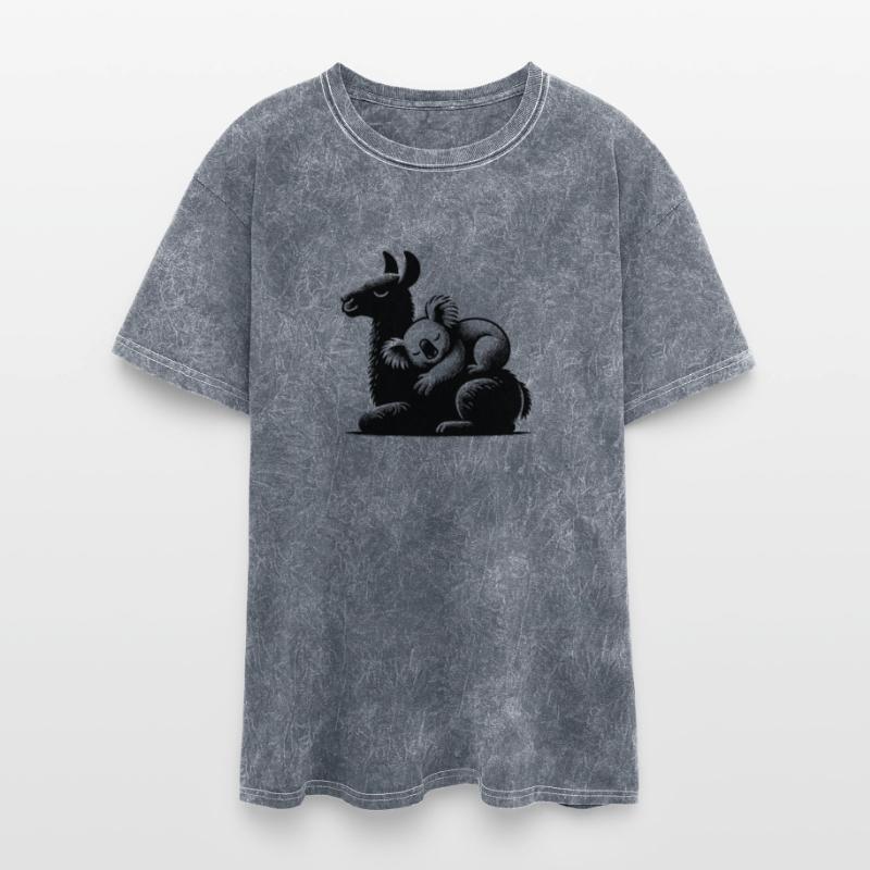 Sleeping Koala On A Sleeping Llama