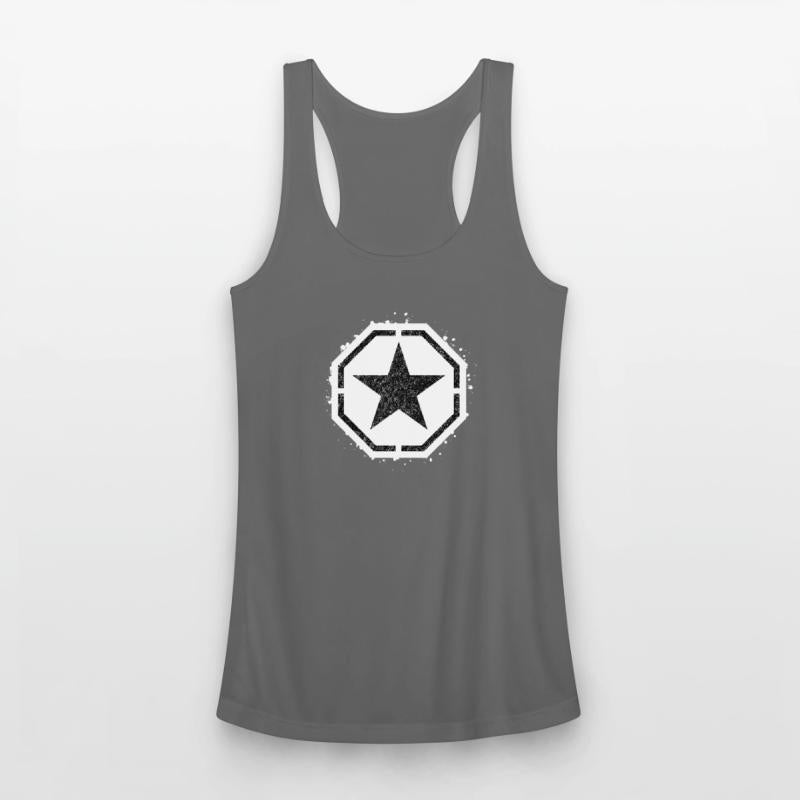 Sponge stencil Star inside octagon