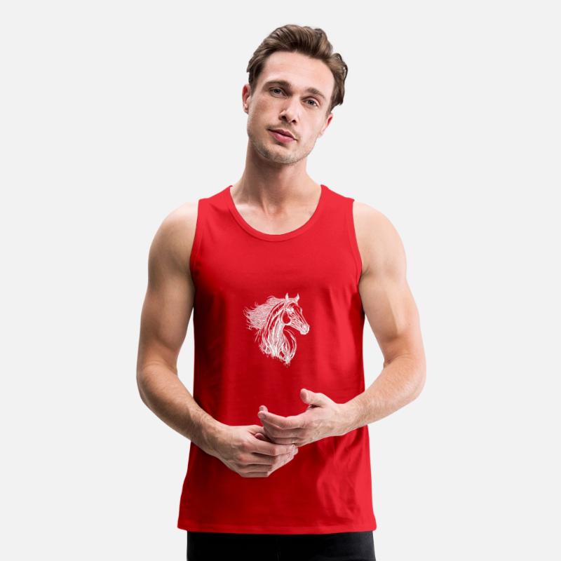 Stallion With Elegant Mane In The Wind Horse