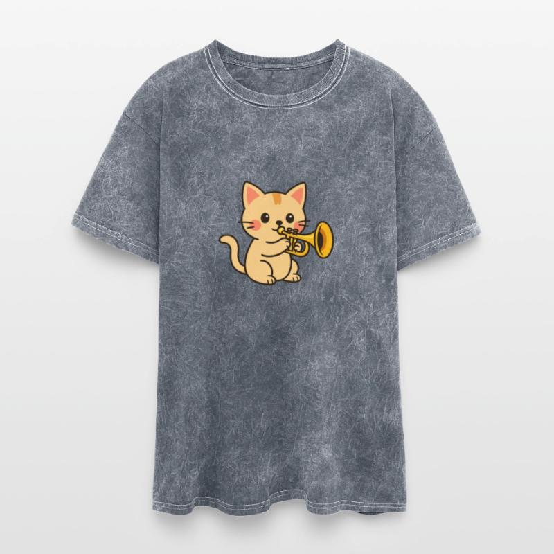 Trumpet Cat Music Art