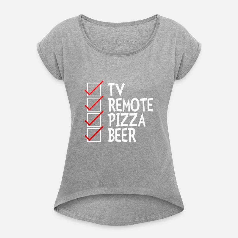 Tv Remote Pizza Beer