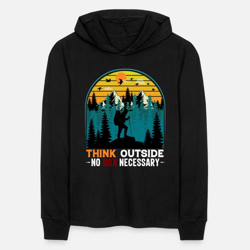 Vintage Hiker Retro Sunset Outdoor Adventure Tee
