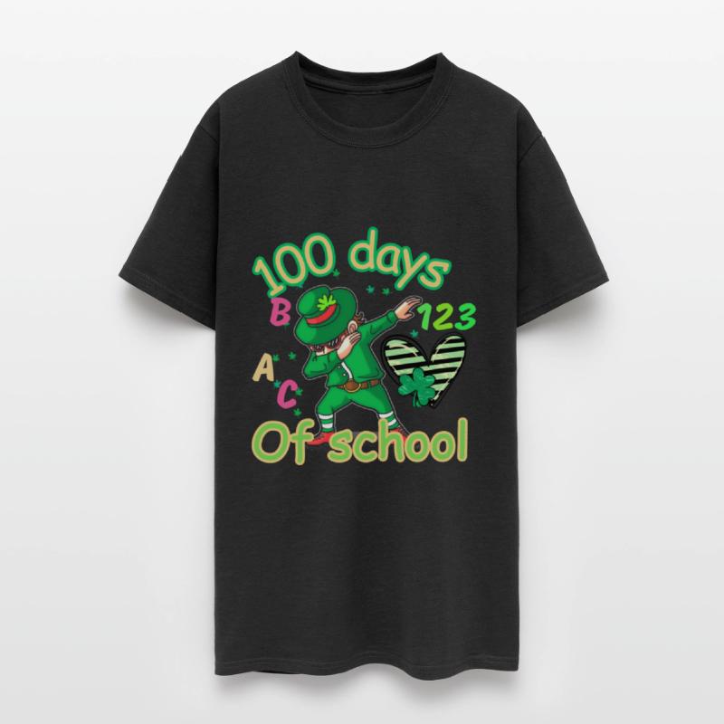 100 days of school kids shamrock dubbing