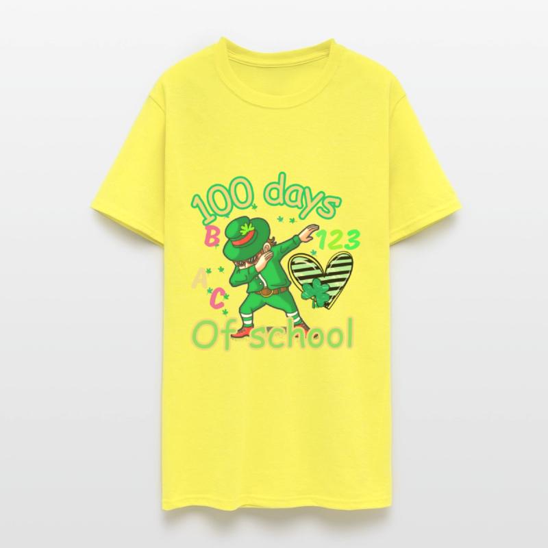 100 days of school kids shamrock dubbing