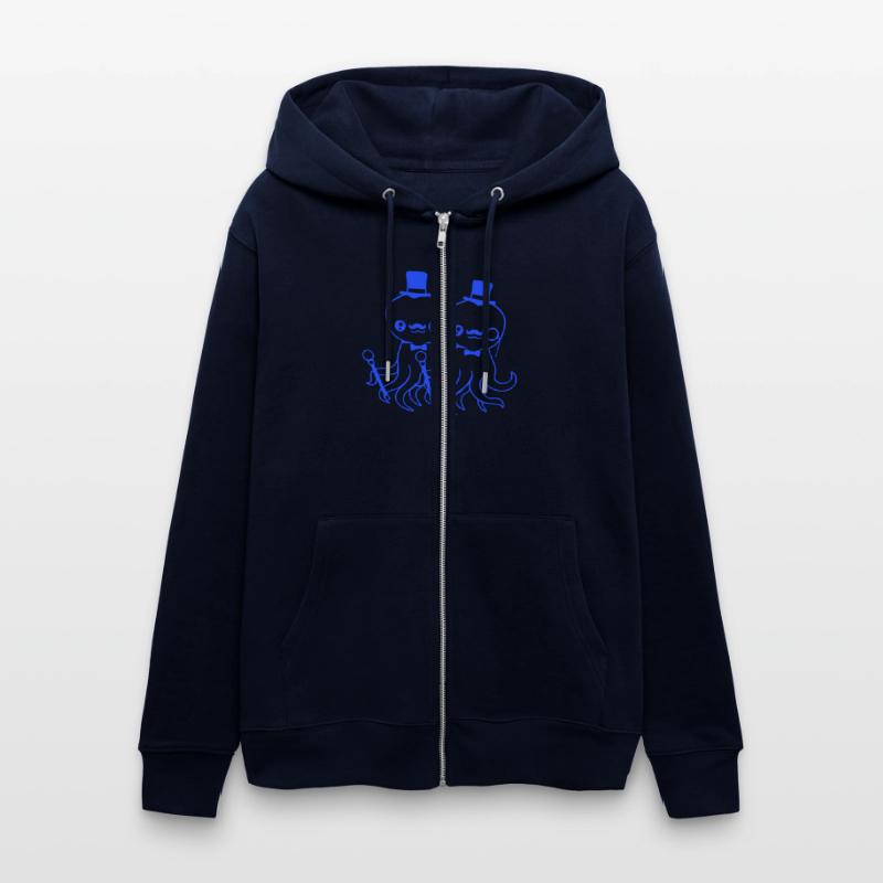 2 octopus sir hat monocle glasses two rich friends