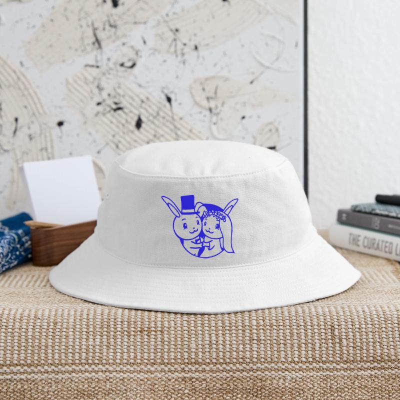 2 Rabbits Wedding Marriage Groom Bride Two Engaged