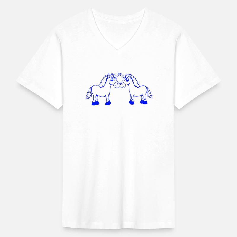 2 Unicorns Team Couple Horns Friends Greeting Cute