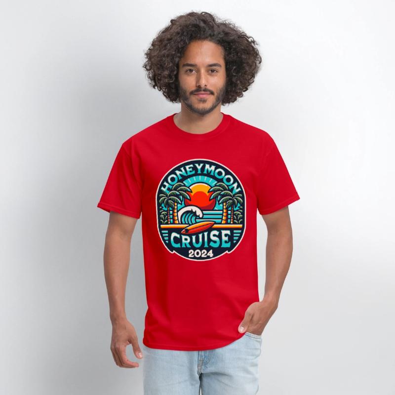 2024 Honeymoon Cruise Couples Tee