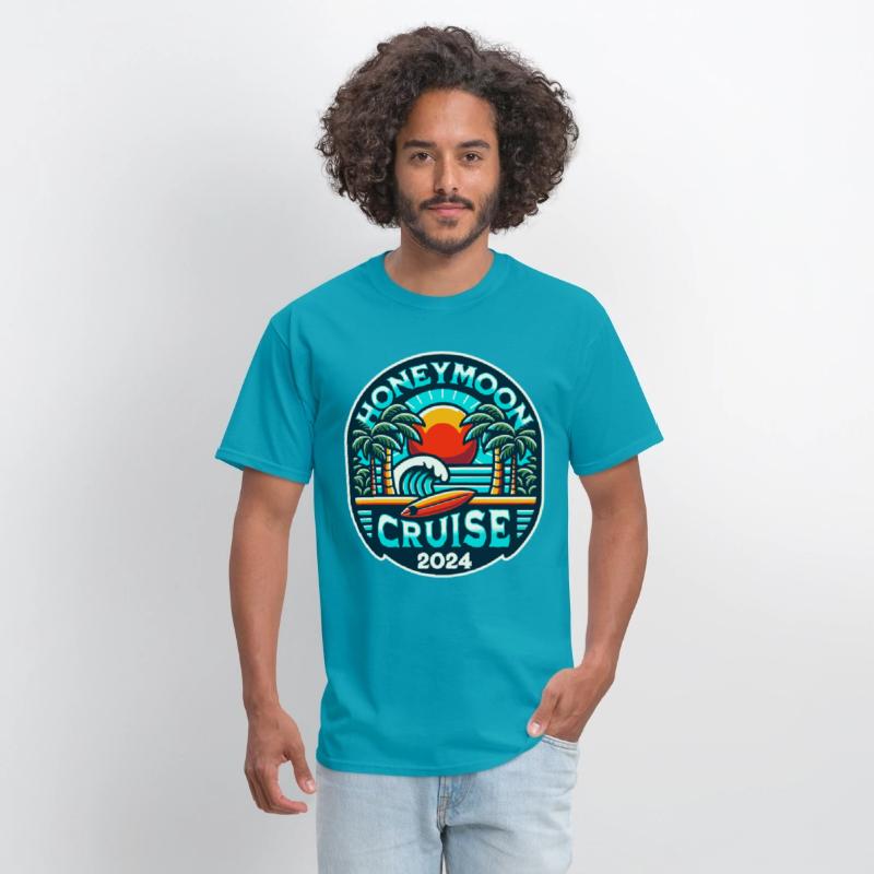 2024 Honeymoon Cruise Couples Tee