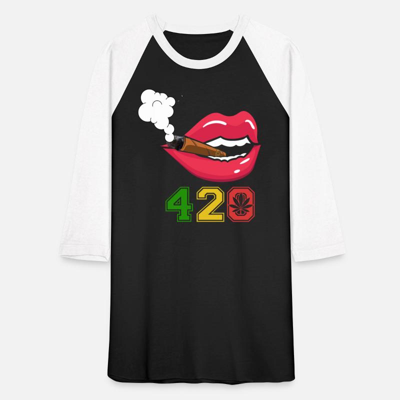420 Lips Smoking On Cannabis Weed Blunt Fat Joint
