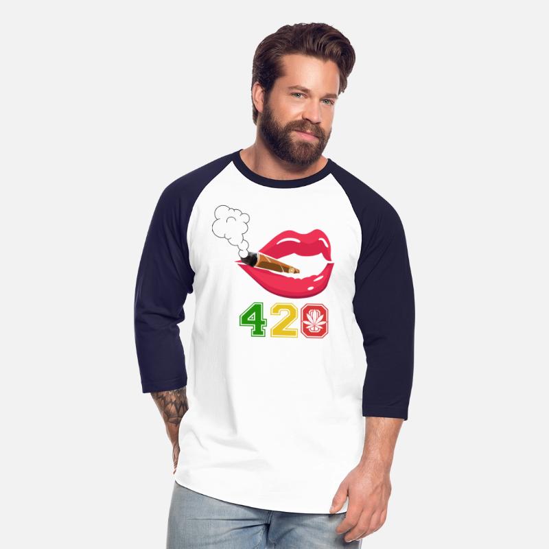 420 Lips Smoking On Cannabis Weed Blunt Fat Joint
