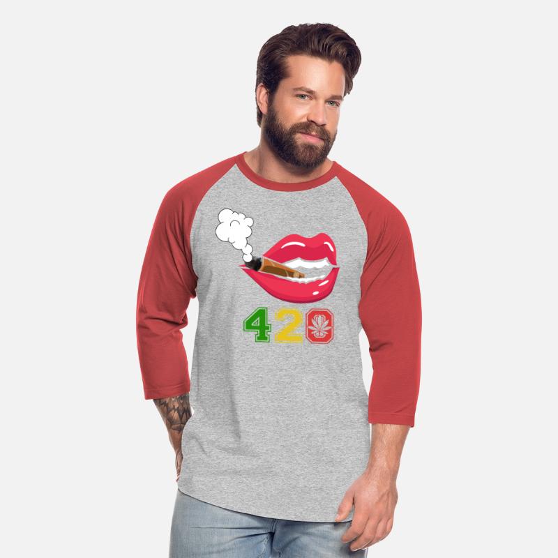 420 Lips Smoking On Cannabis Weed Blunt Fat Joint