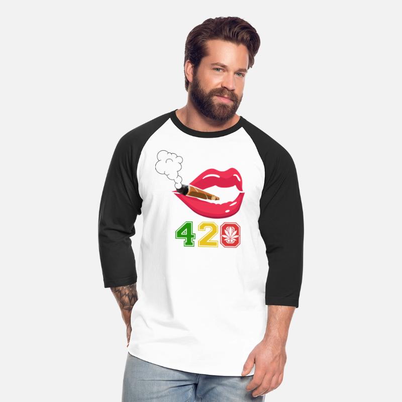 420 Lips Smoking On Cannabis Weed Blunt Fat Joint