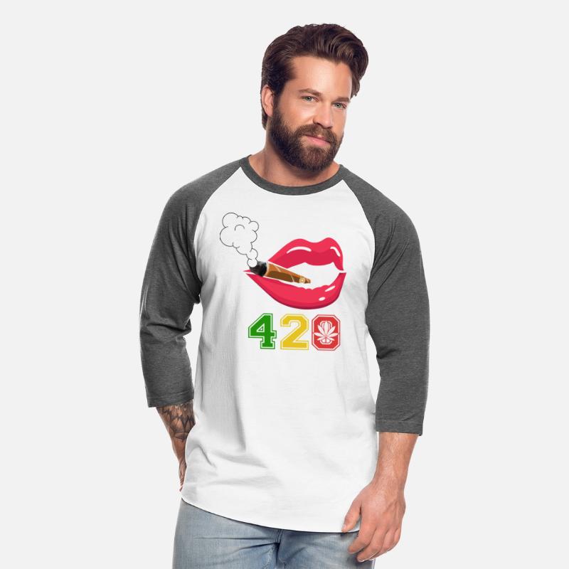 420 Lips Smoking On Cannabis Weed Blunt Fat Joint