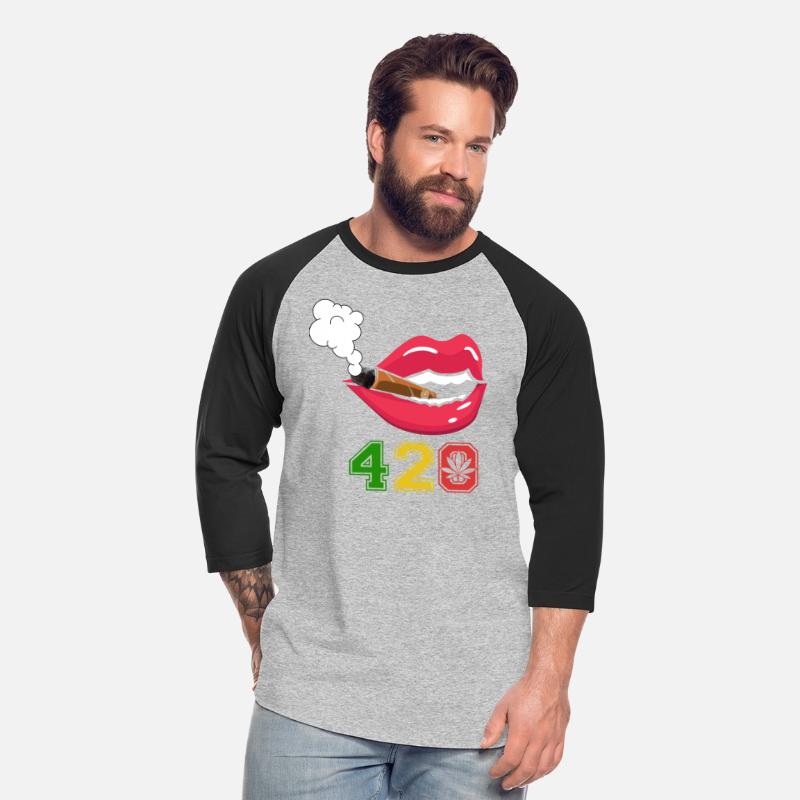 420 Lips Smoking On Cannabis Weed Blunt Fat Joint