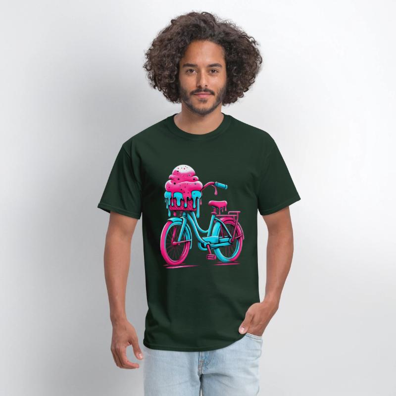 A Bicycle Carrying Ice Cream