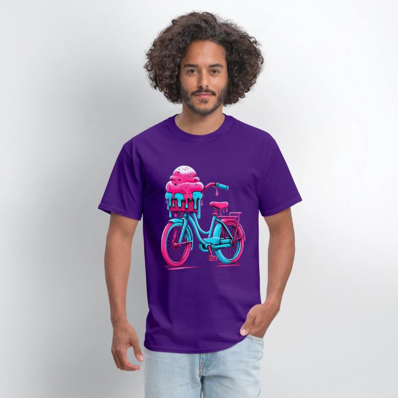 A Bicycle Carrying Ice Cream