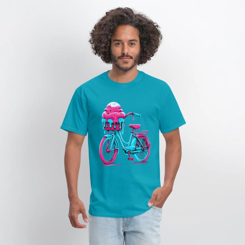 A Bicycle Carrying Ice Cream