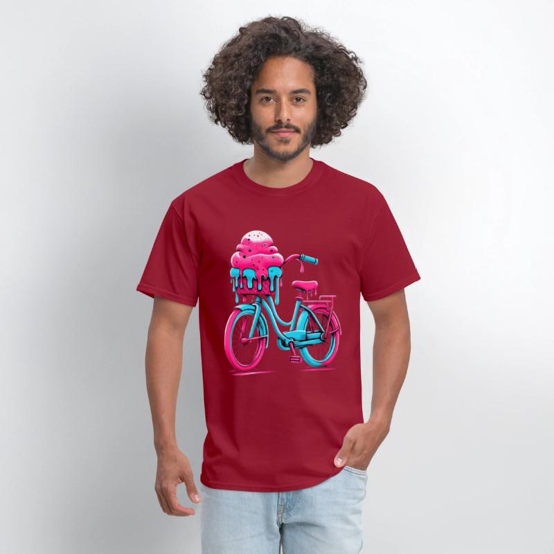 A Bicycle Carrying Ice Cream