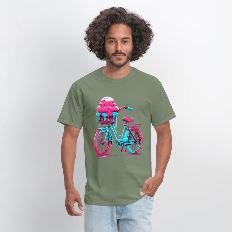 A Bicycle Carrying Ice Cream