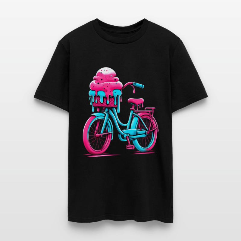 A Bicycle Carrying Ice Cream