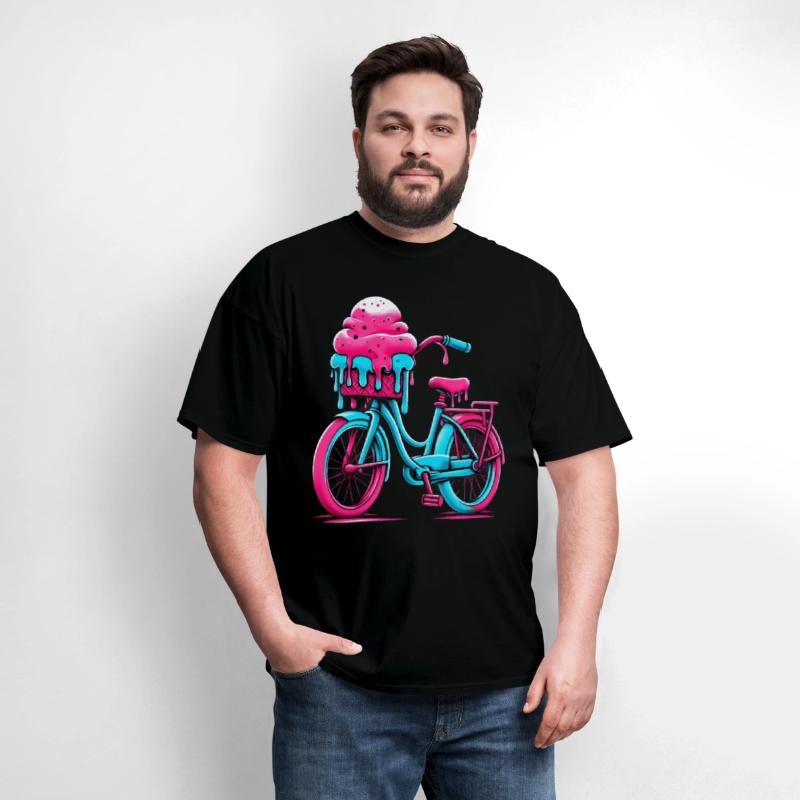 A Bicycle Carrying Ice Cream