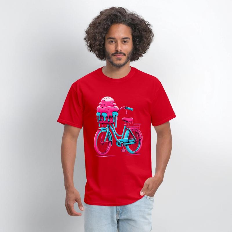 A Bicycle Carrying Ice Cream