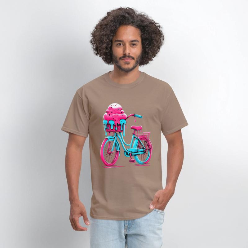 A Bicycle Carrying Ice Cream