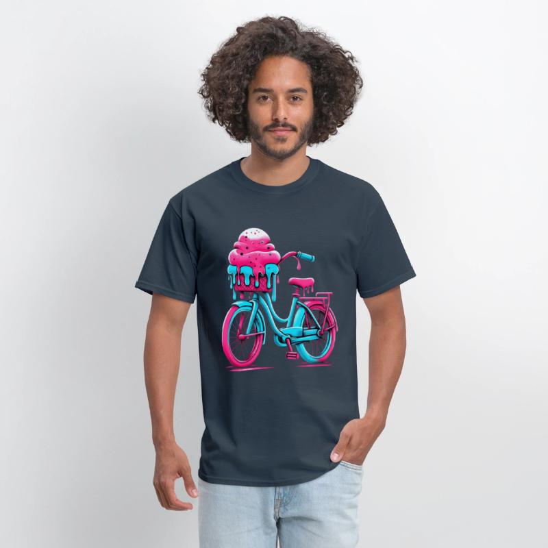 A Bicycle Carrying Ice Cream