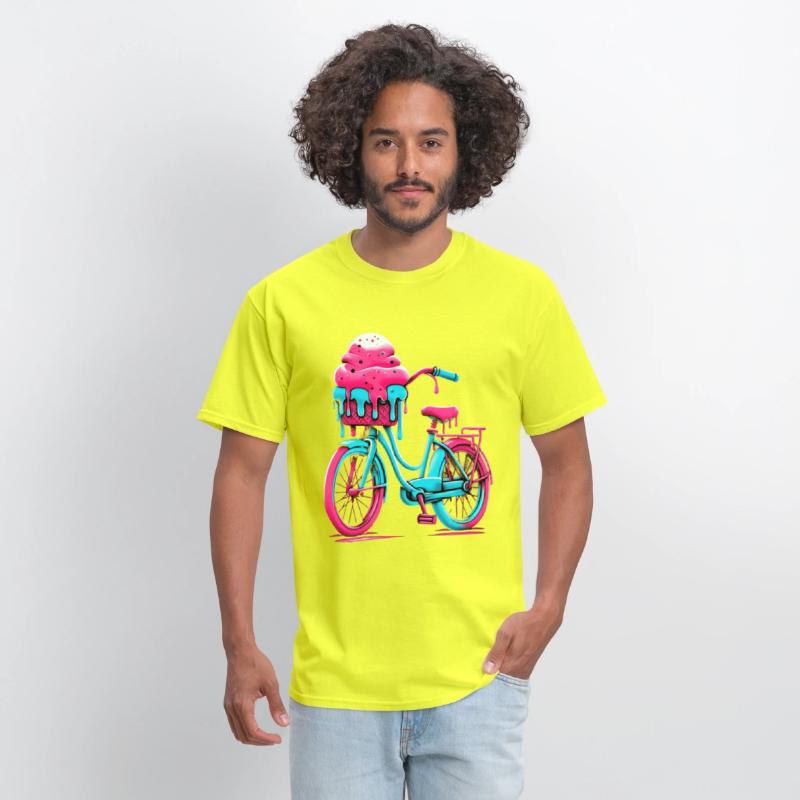 A Bicycle Carrying Ice Cream