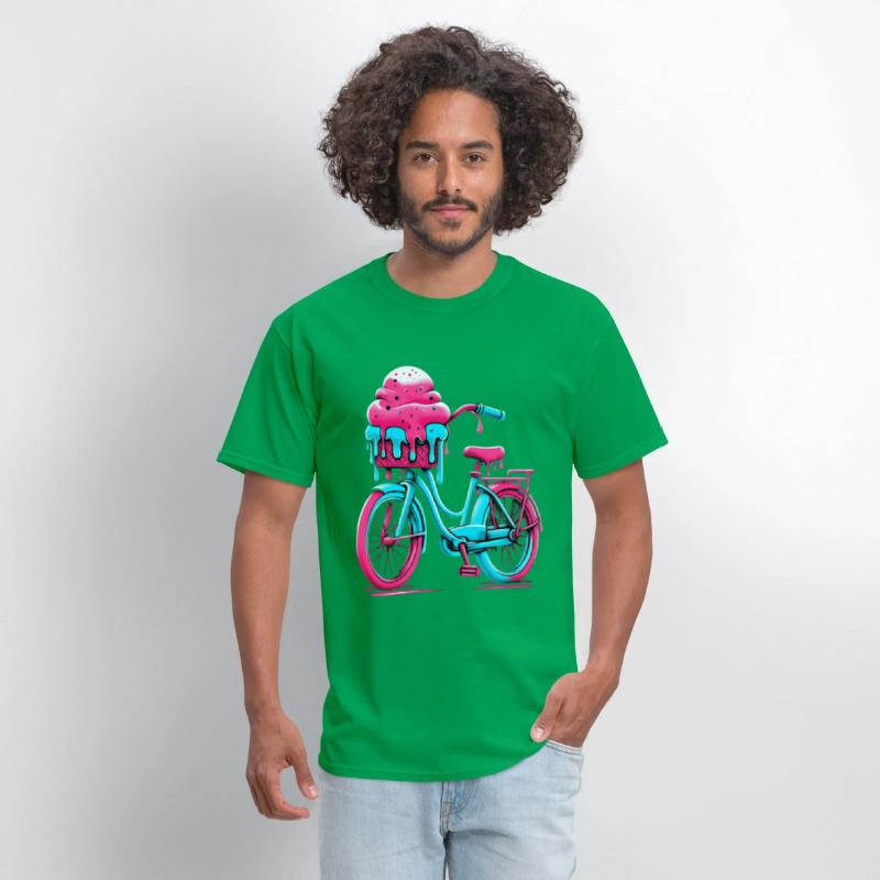 A Bicycle Carrying Ice Cream