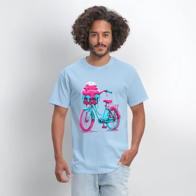 A Bicycle Carrying Ice Cream