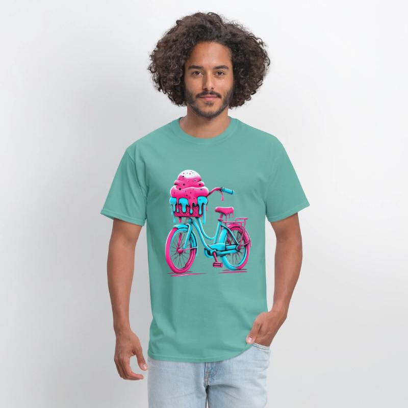 A Bicycle Carrying Ice Cream