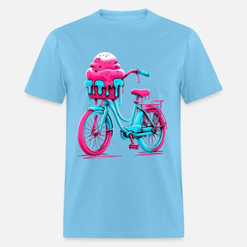 A Bicycle Carrying Ice Cream